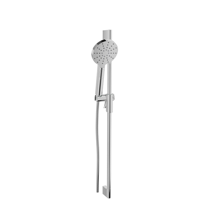 chrome shower bar