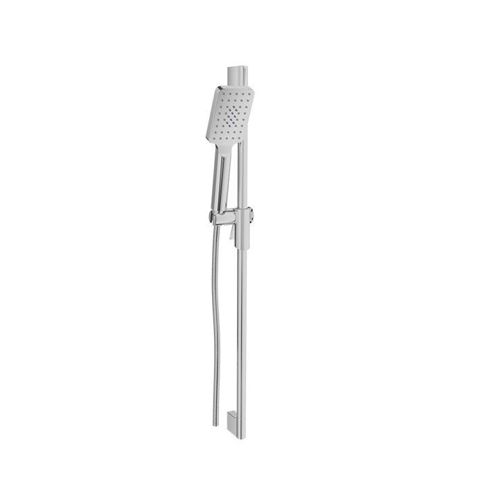 chrome shower bar