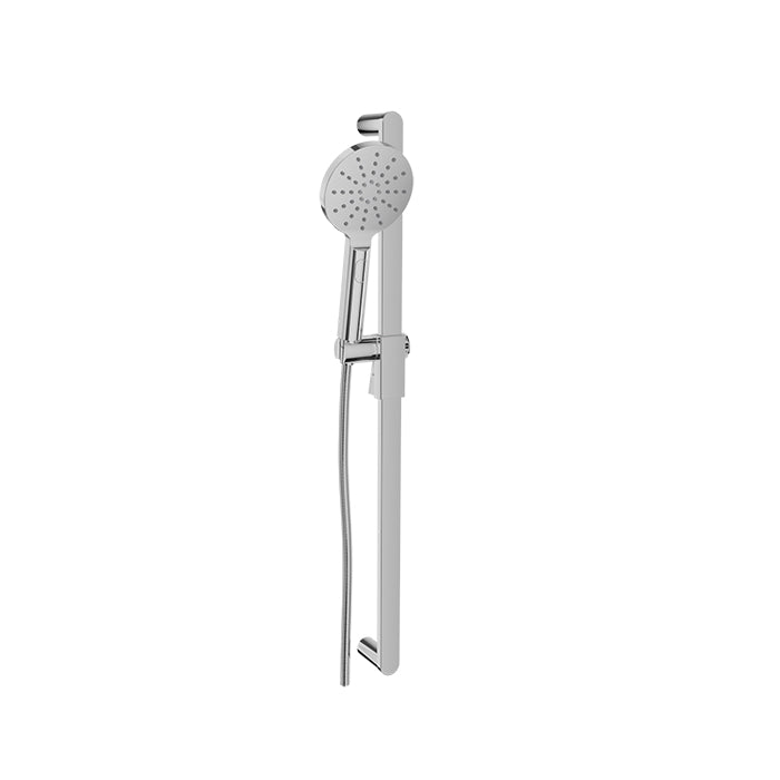 chrome shower bar