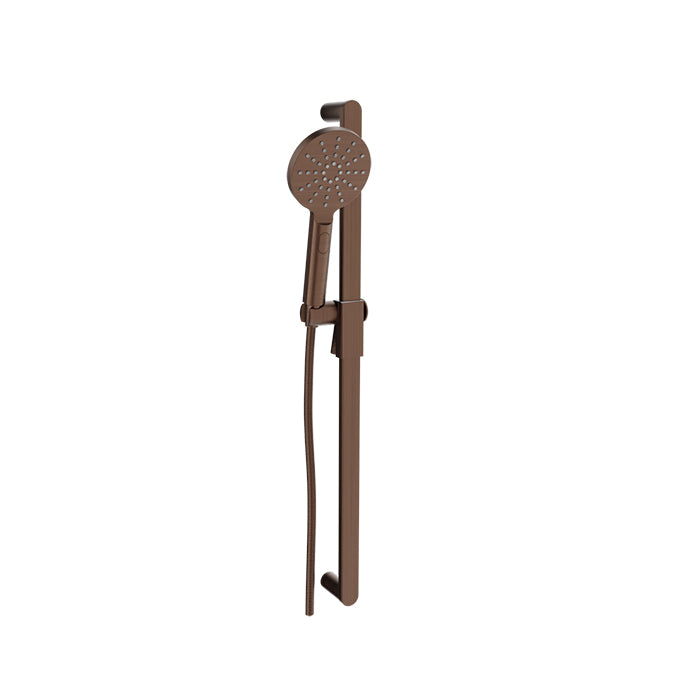 Baril Shower Components Profile 3-Spray Sliding Shower Bar