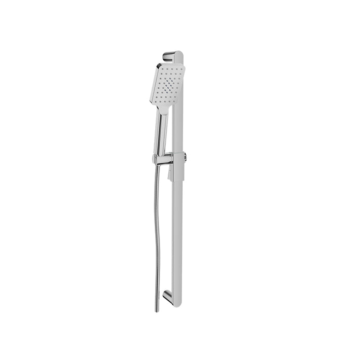 chrome shower bar