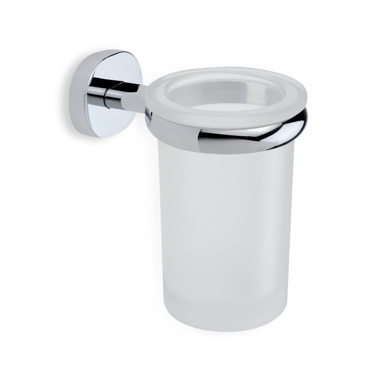 chrome toothbrush holder