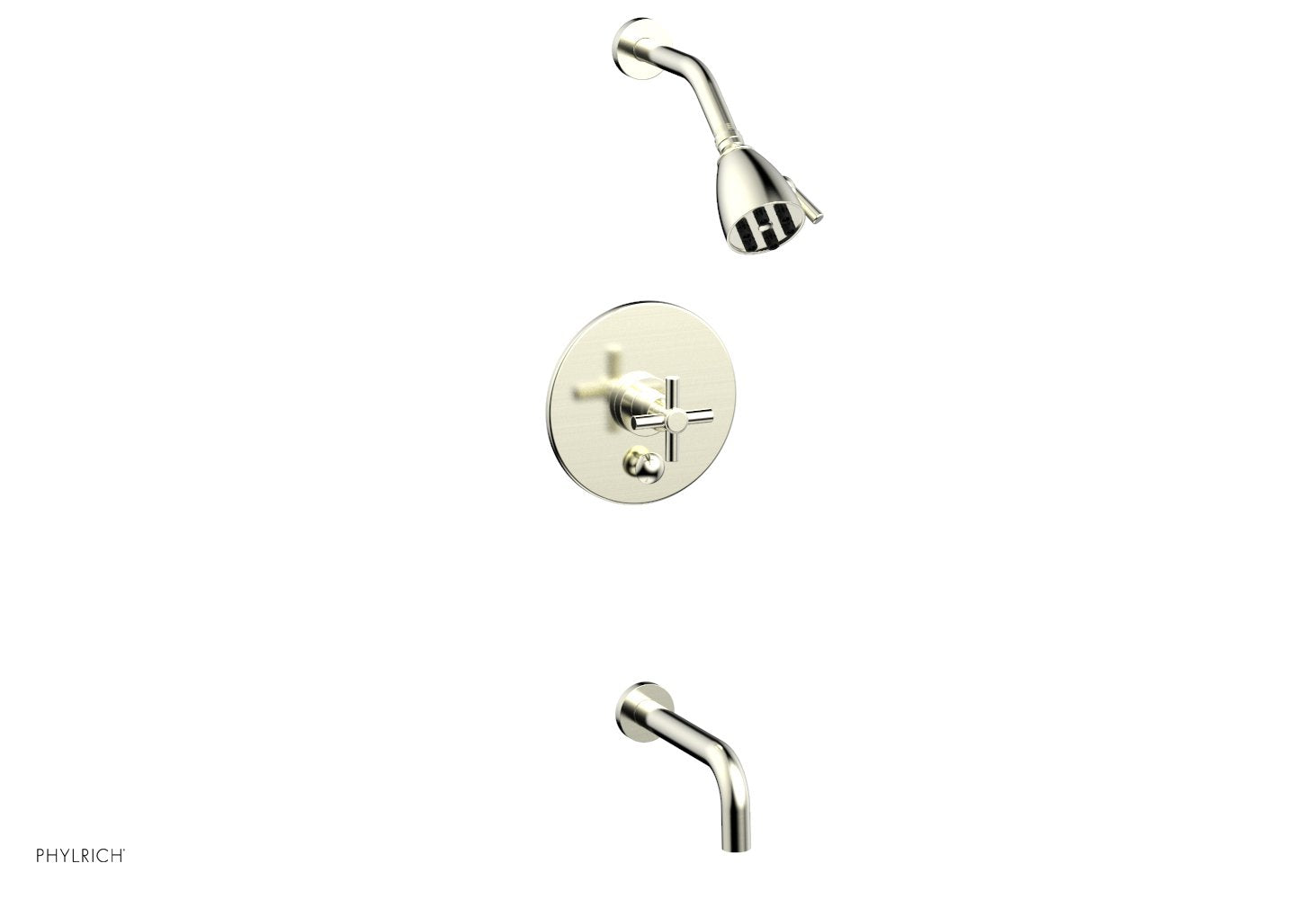 Phylrich BASIC Pressure Balance Tub and Shower Set - 7 1/2" Spout