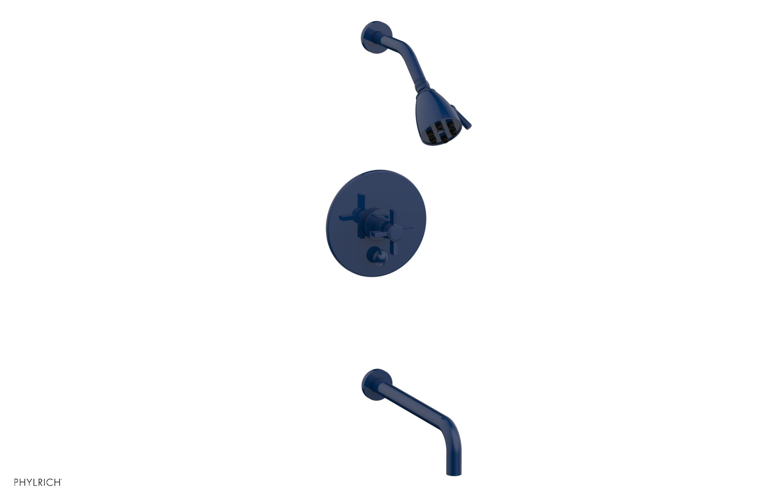Phylrich BASIC Pressure Balance Tub and Shower Set - 7 1/2" Spout