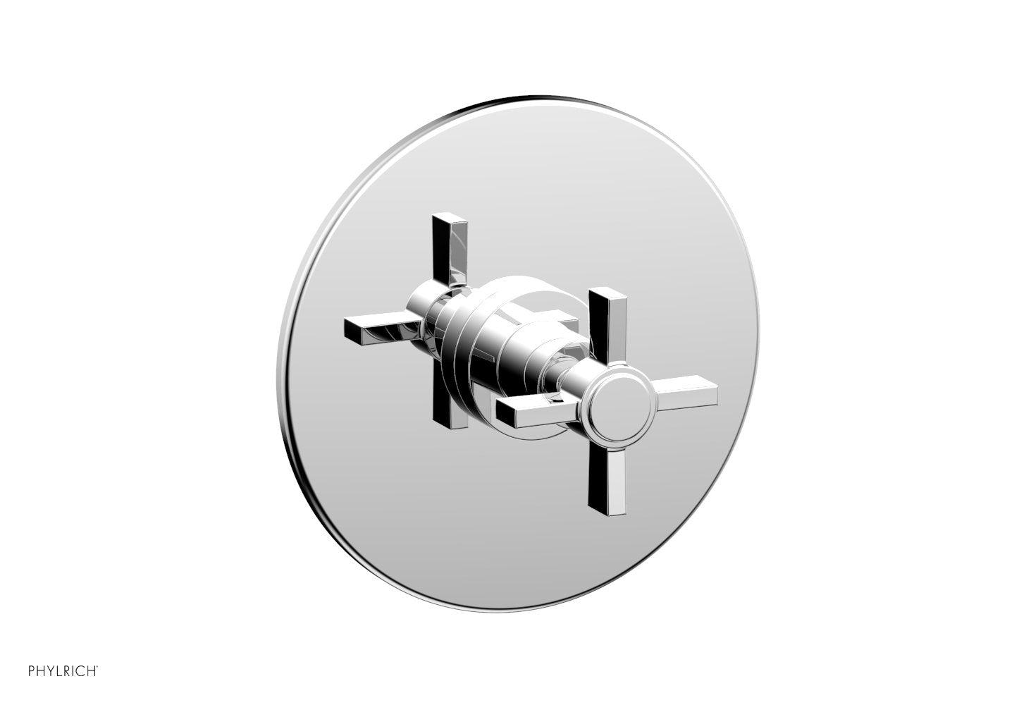 polished chrome shower set