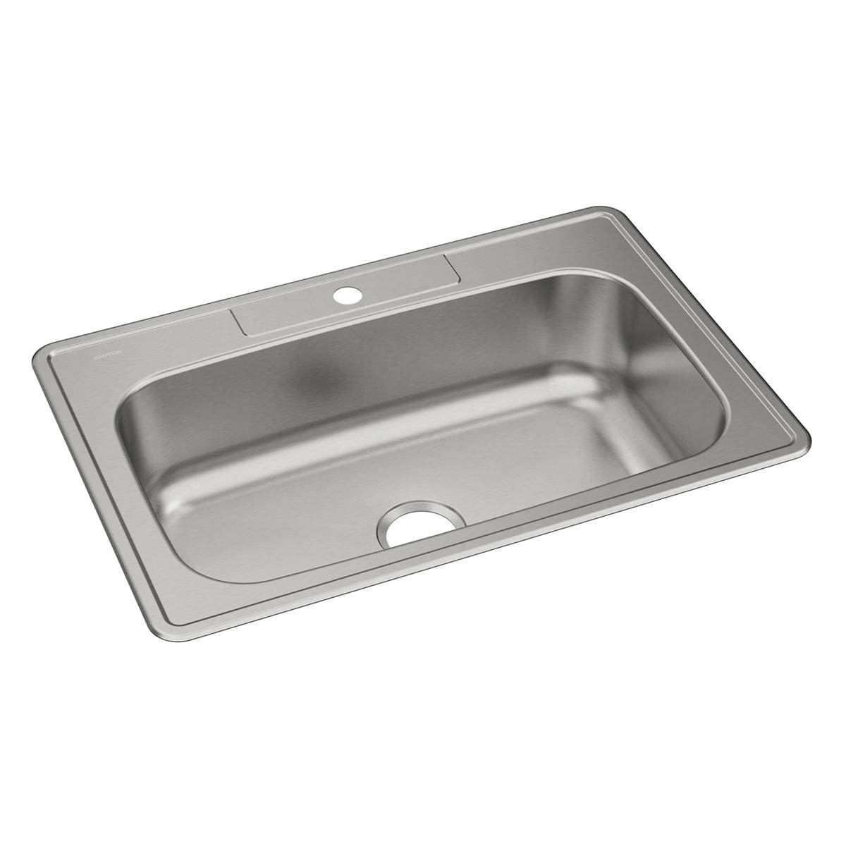 Elkay Dayton 33" x 22" x 8-1/16" Single Bowl Drop-in Sink