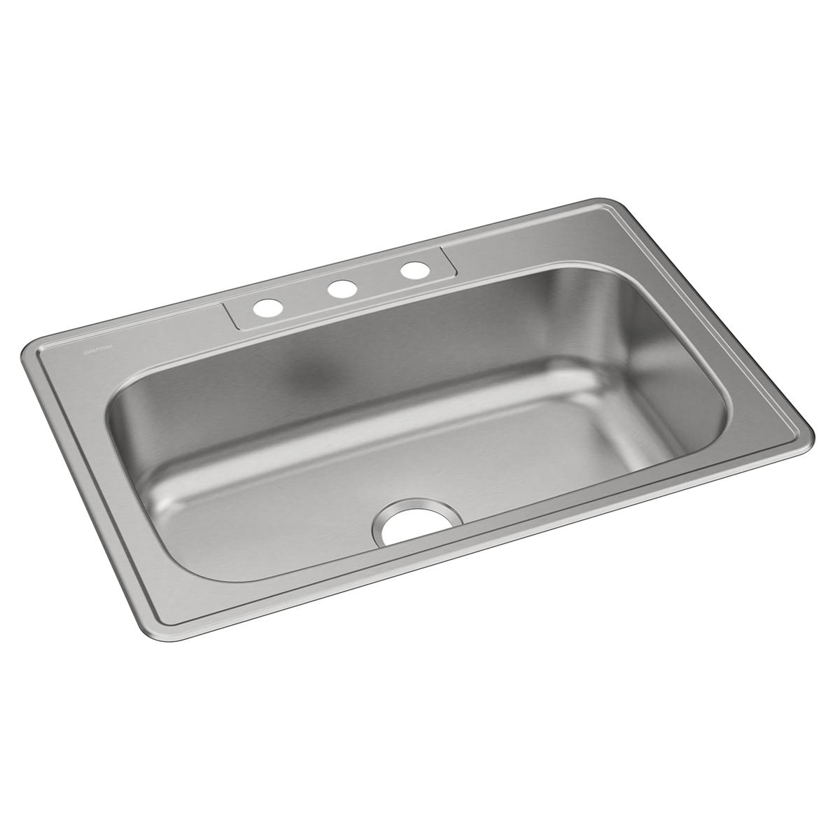 Elkay Dayton 33" x 22" x 8-1/16" Single Bowl Drop-in Sink