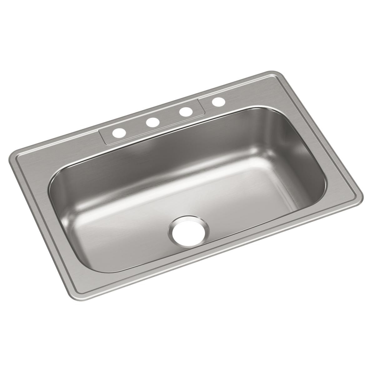 Elkay Dayton 33" x 22" x 8-1/16" Single Bowl Drop-in Sink