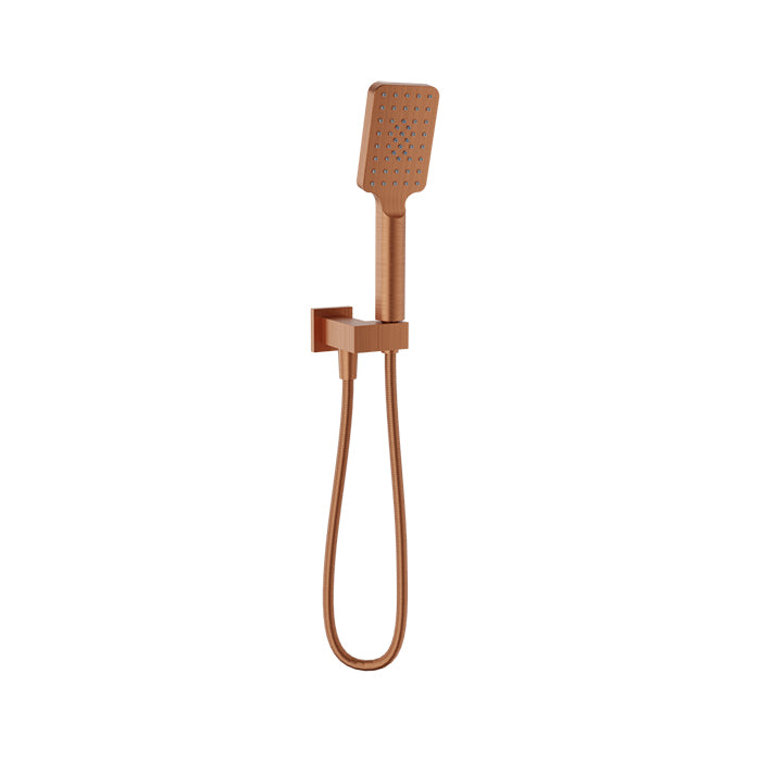Baril Shower Components 3-Spray Anti-Limestone Hand Shower on Wall Mounted Supply Elbow