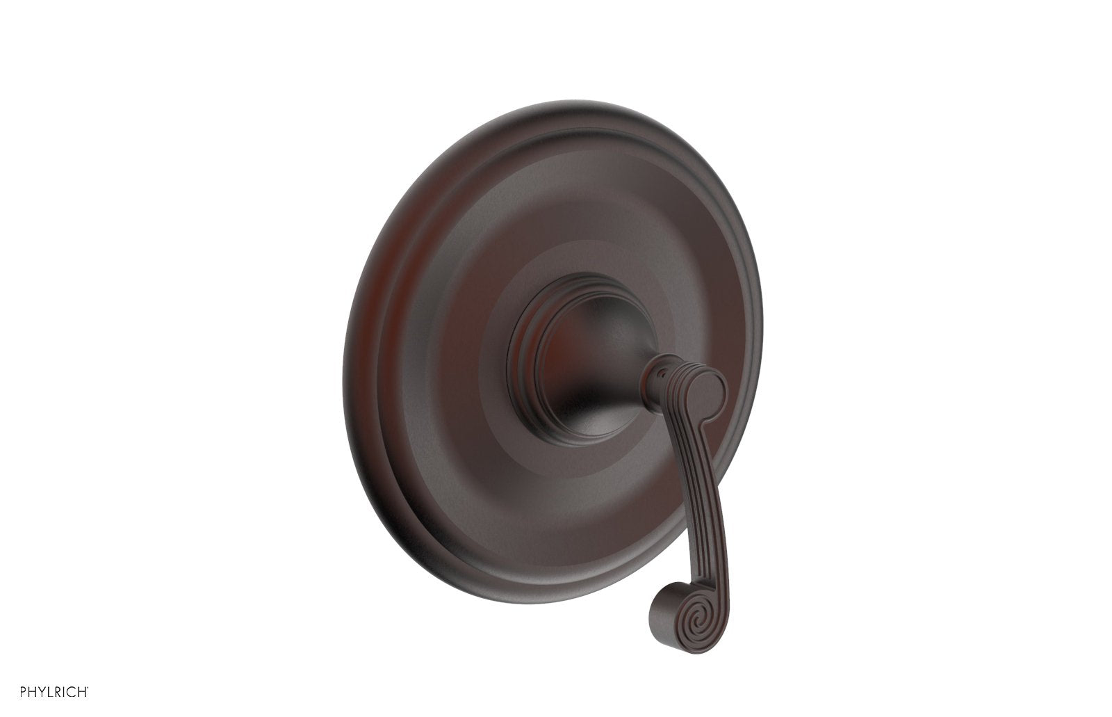 Phylrich 3RING Thermostatic Shower Trim - Curved Lever Handle