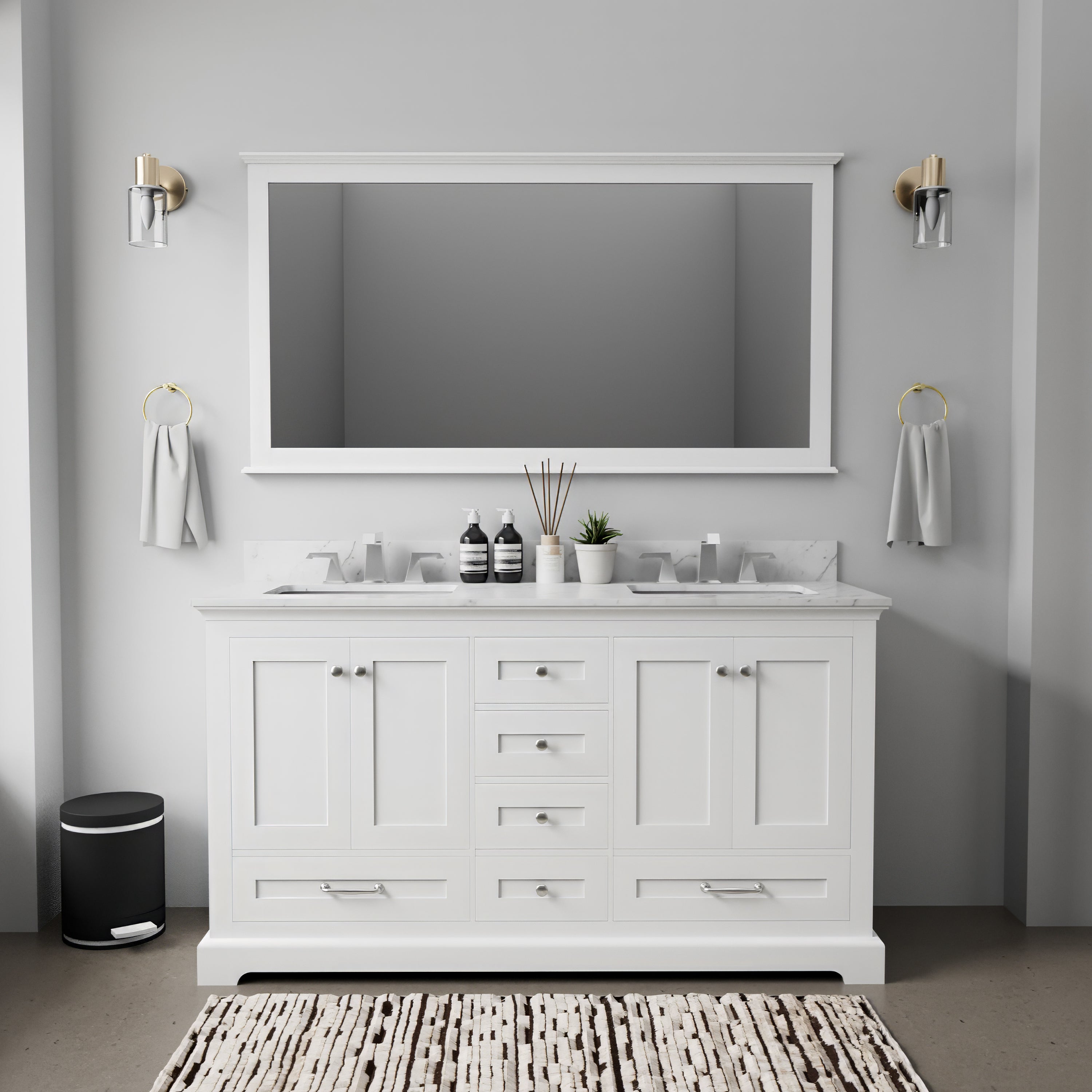 white vanity