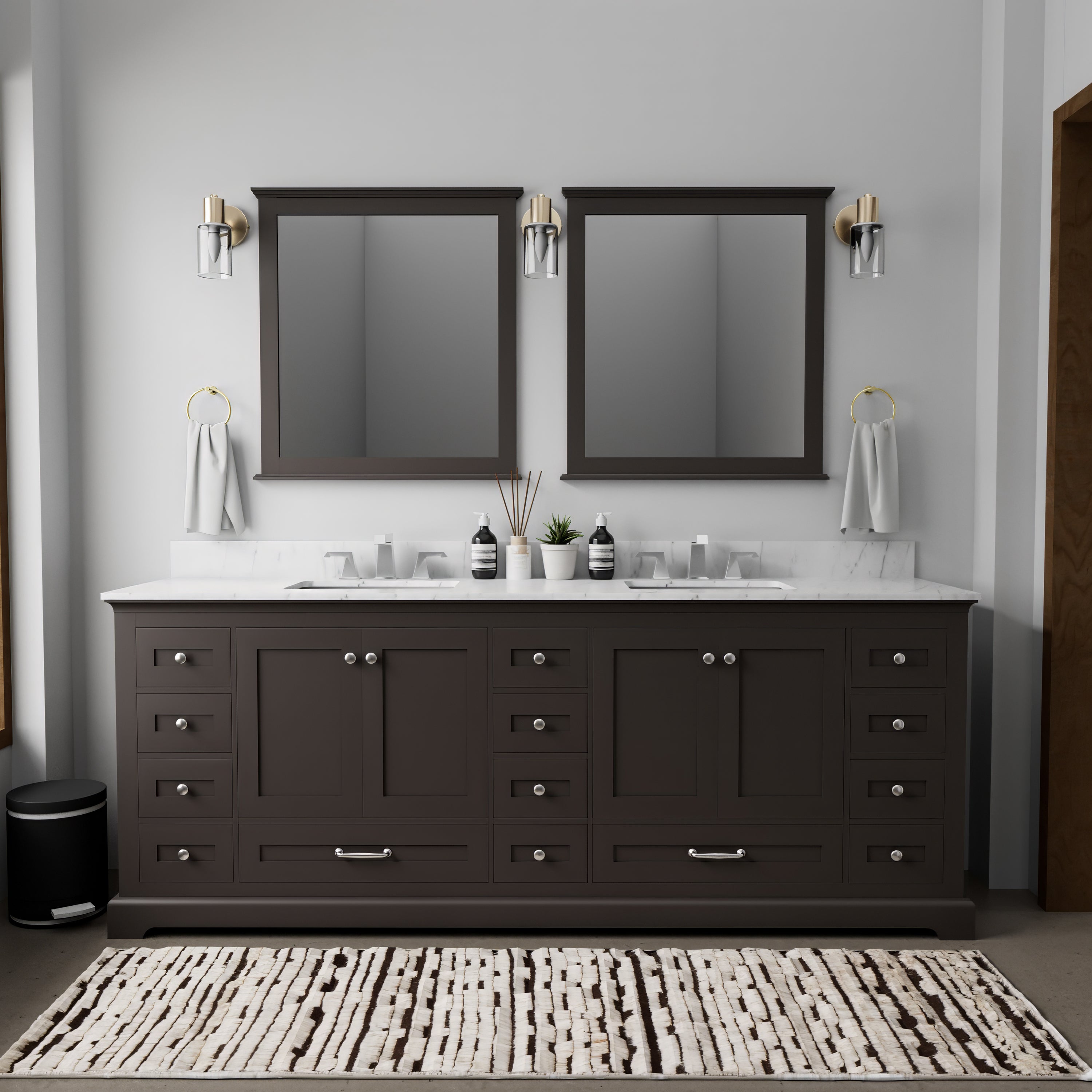 espresso vanity