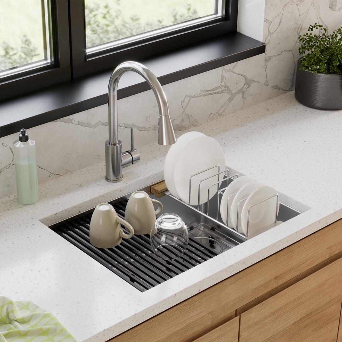 black drying rack