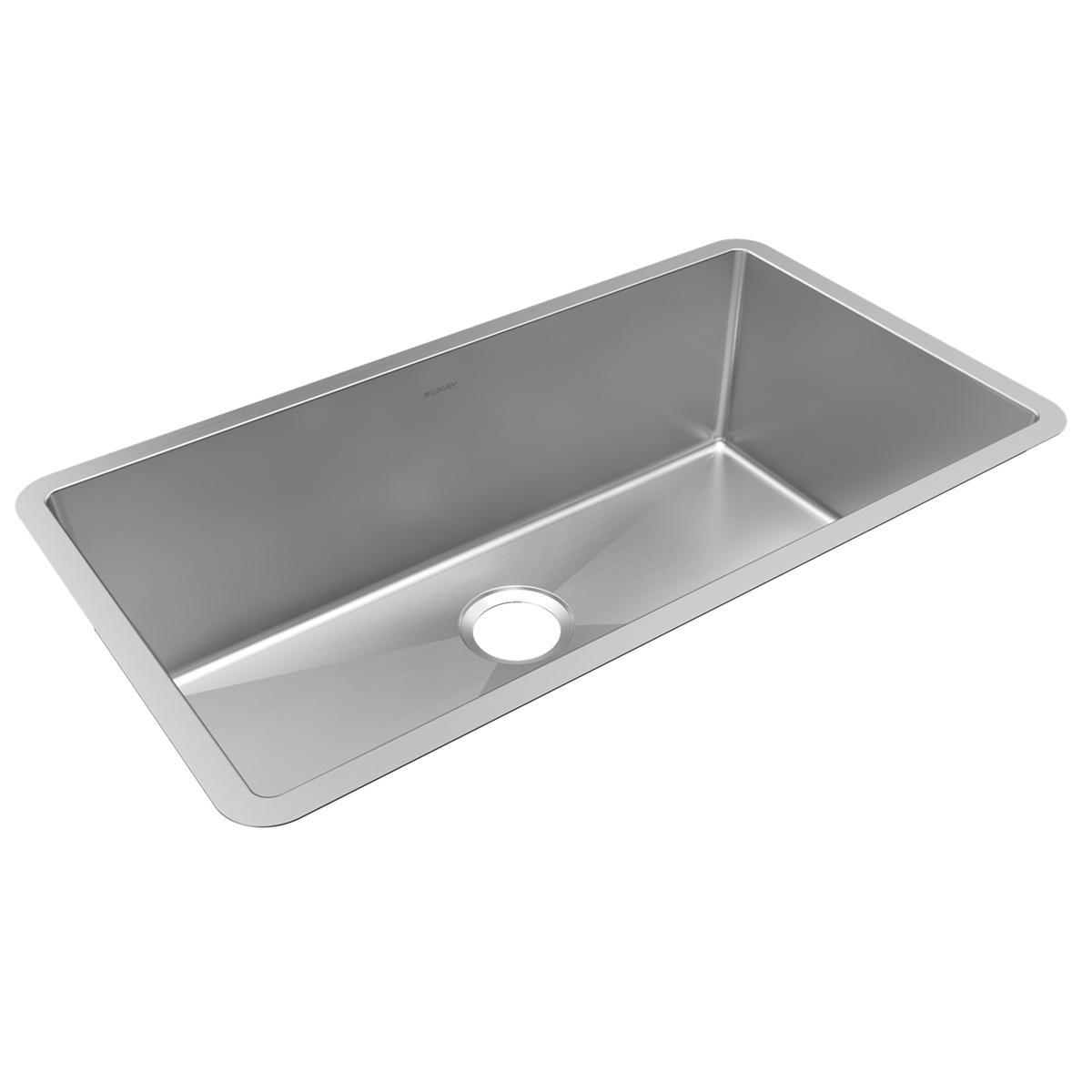 polished satin single bowl undermount sink
