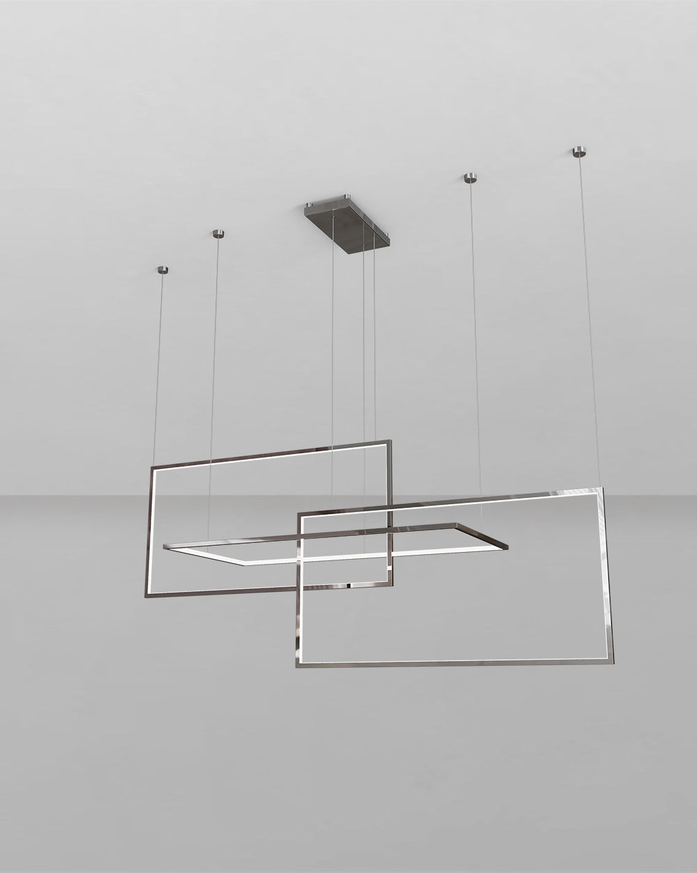chrome chandelier