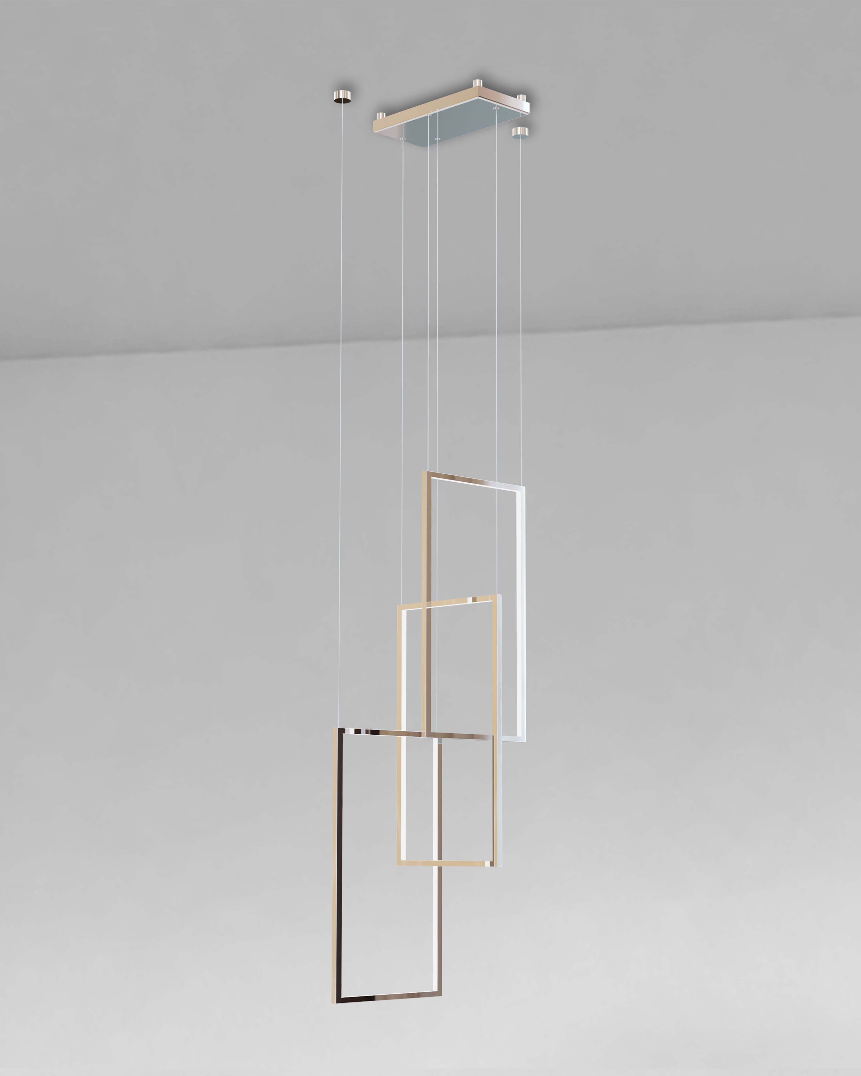chrome chandelier