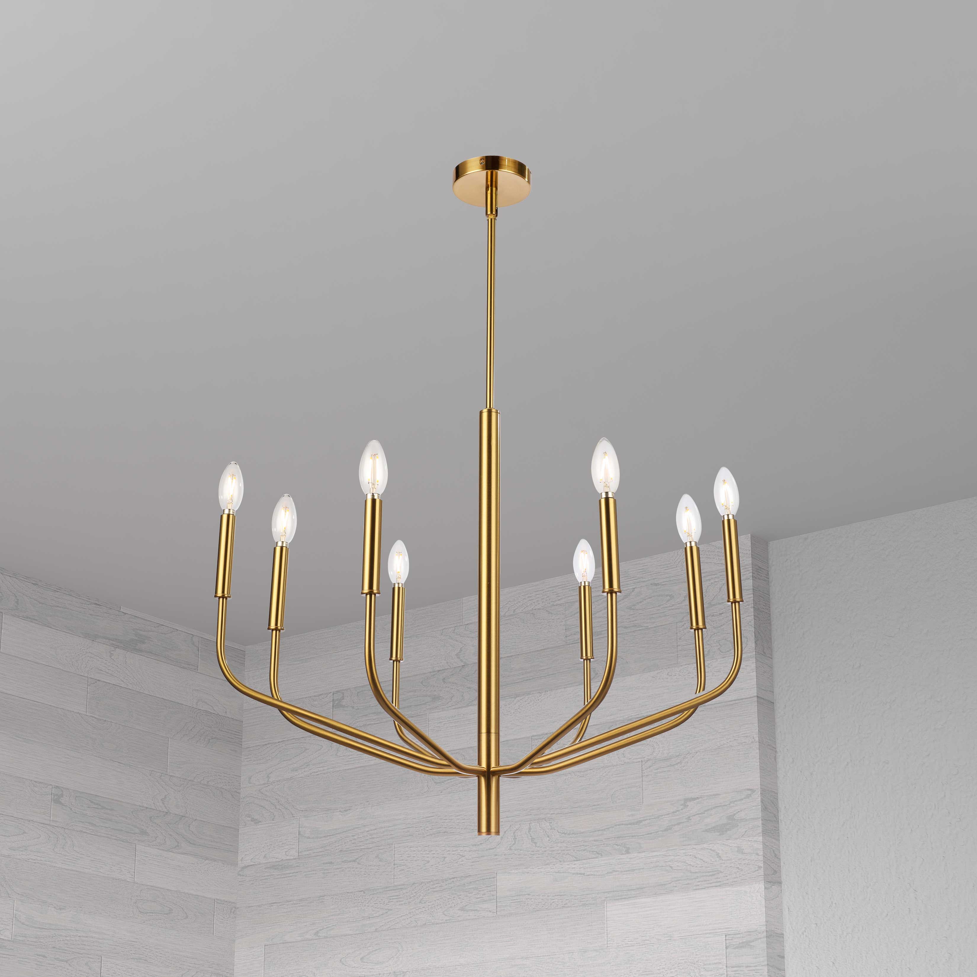 aged brass chandeliers