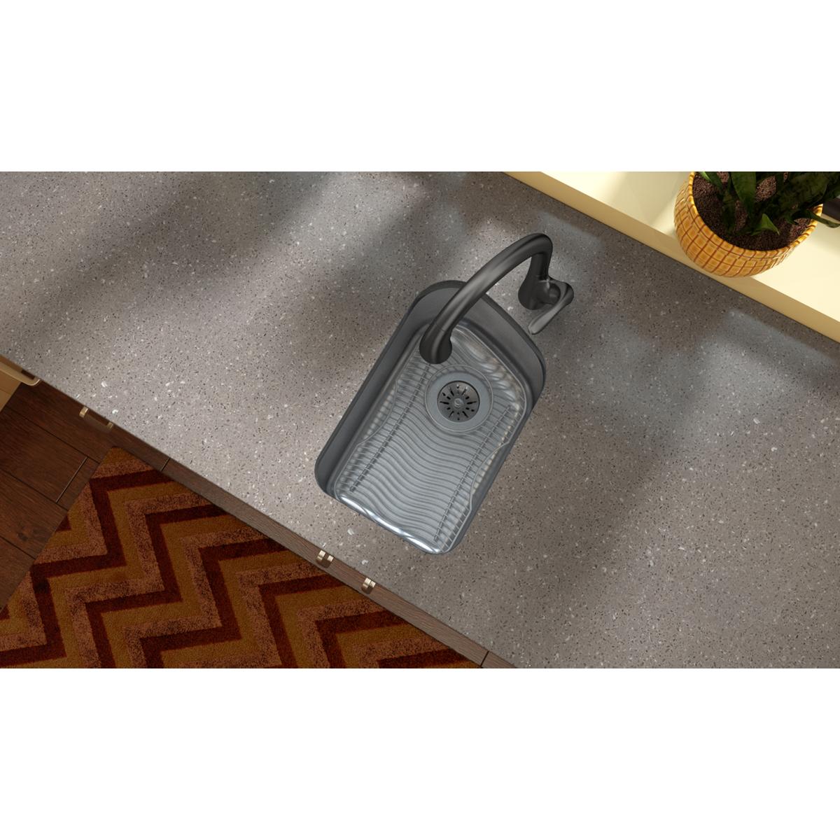 polished stainless steel bottom grid