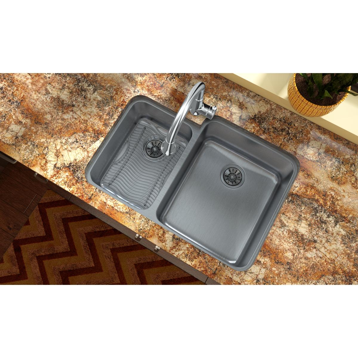 polished stainless steel bottom grid