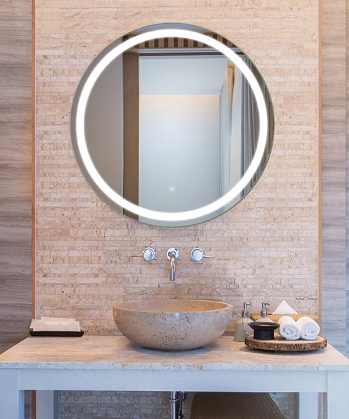 lighted mirror