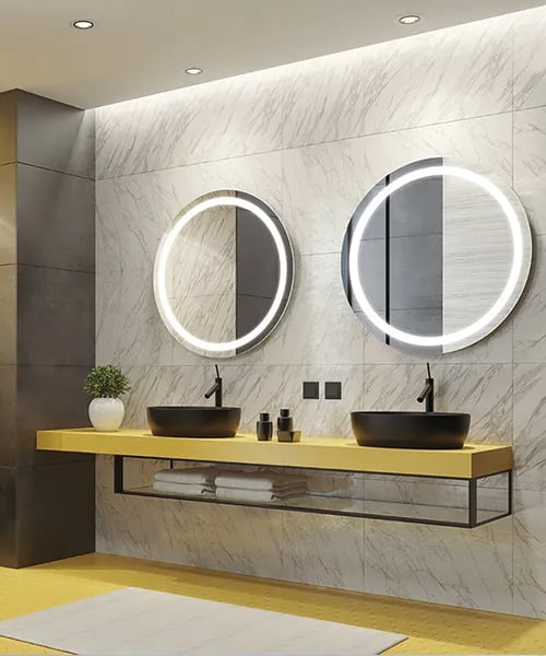 lighted mirror