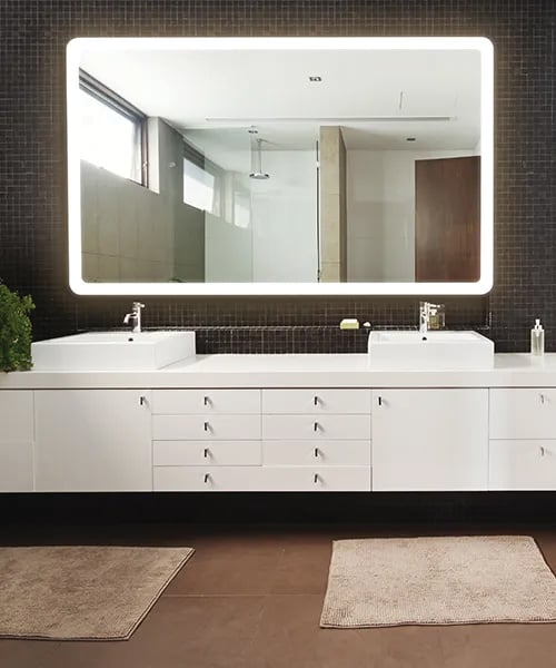 lighted mirror
