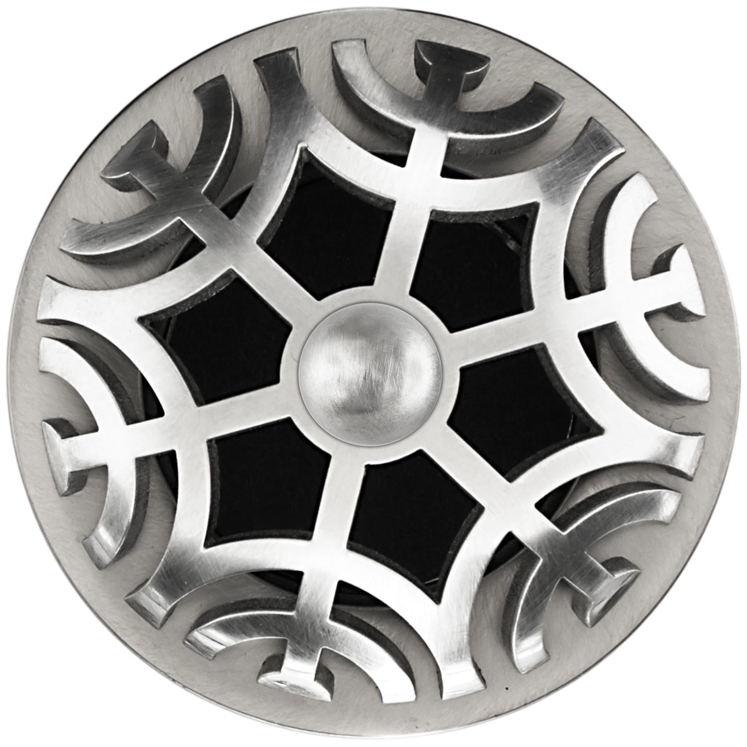 Linkasink Maze Grid Strainer 1.5" Without Overflow - Metal Sphere