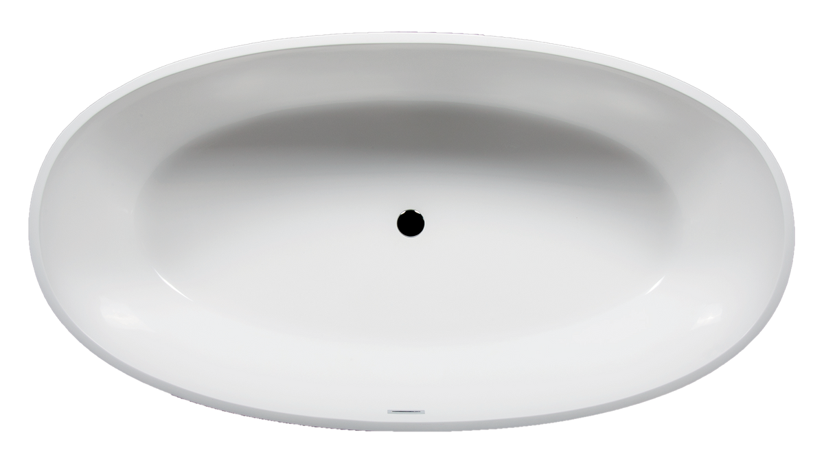 matte white freestanding bathtub