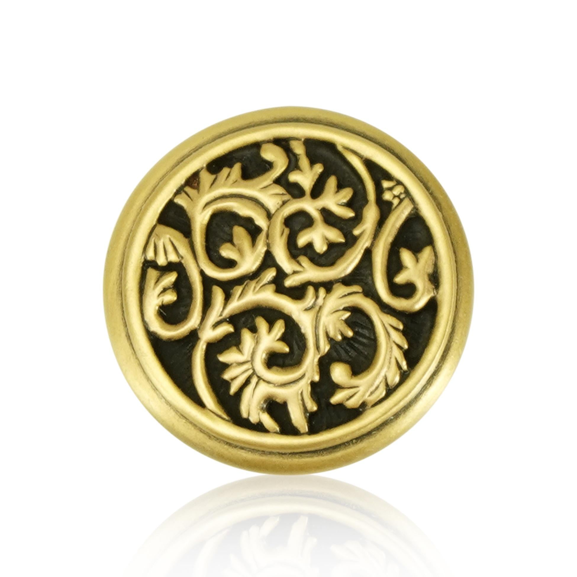 museum gold knob