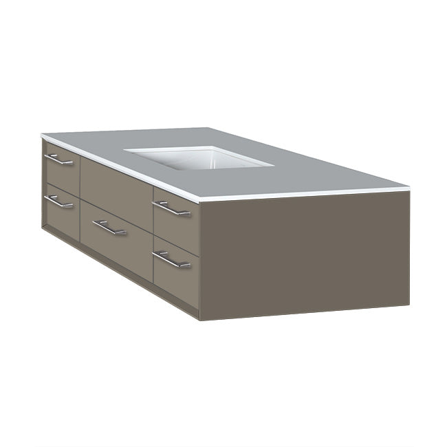 Lacava Gemelli 48" Wall Mount Vanity