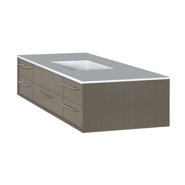 Lacava Gemelli 48" Wall Mount Vanity