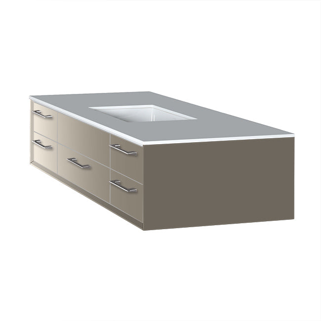 Lacava Gemelli 48" Wall Mount Vanity