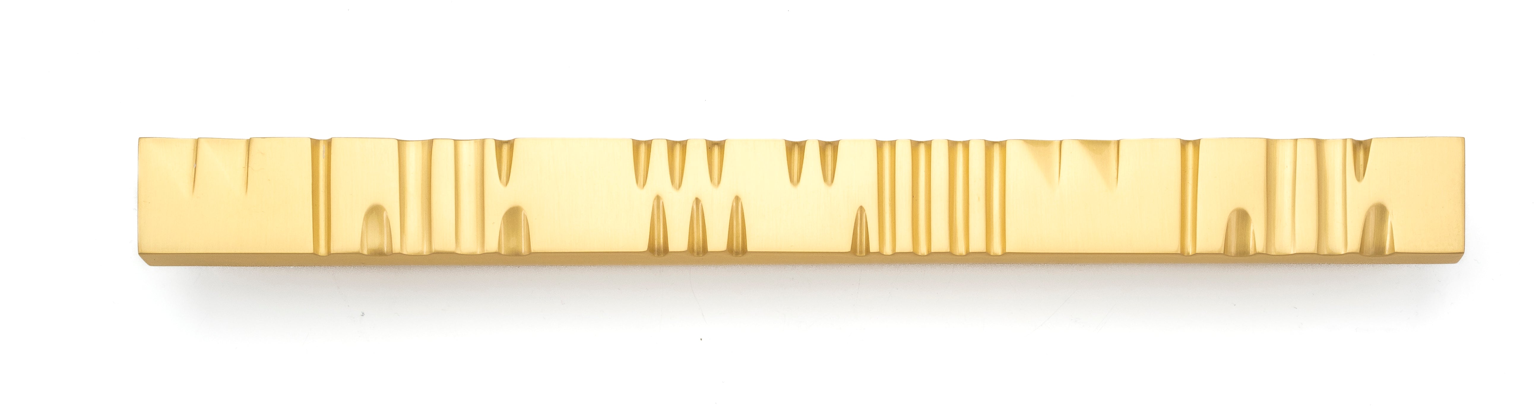 satin brass knob