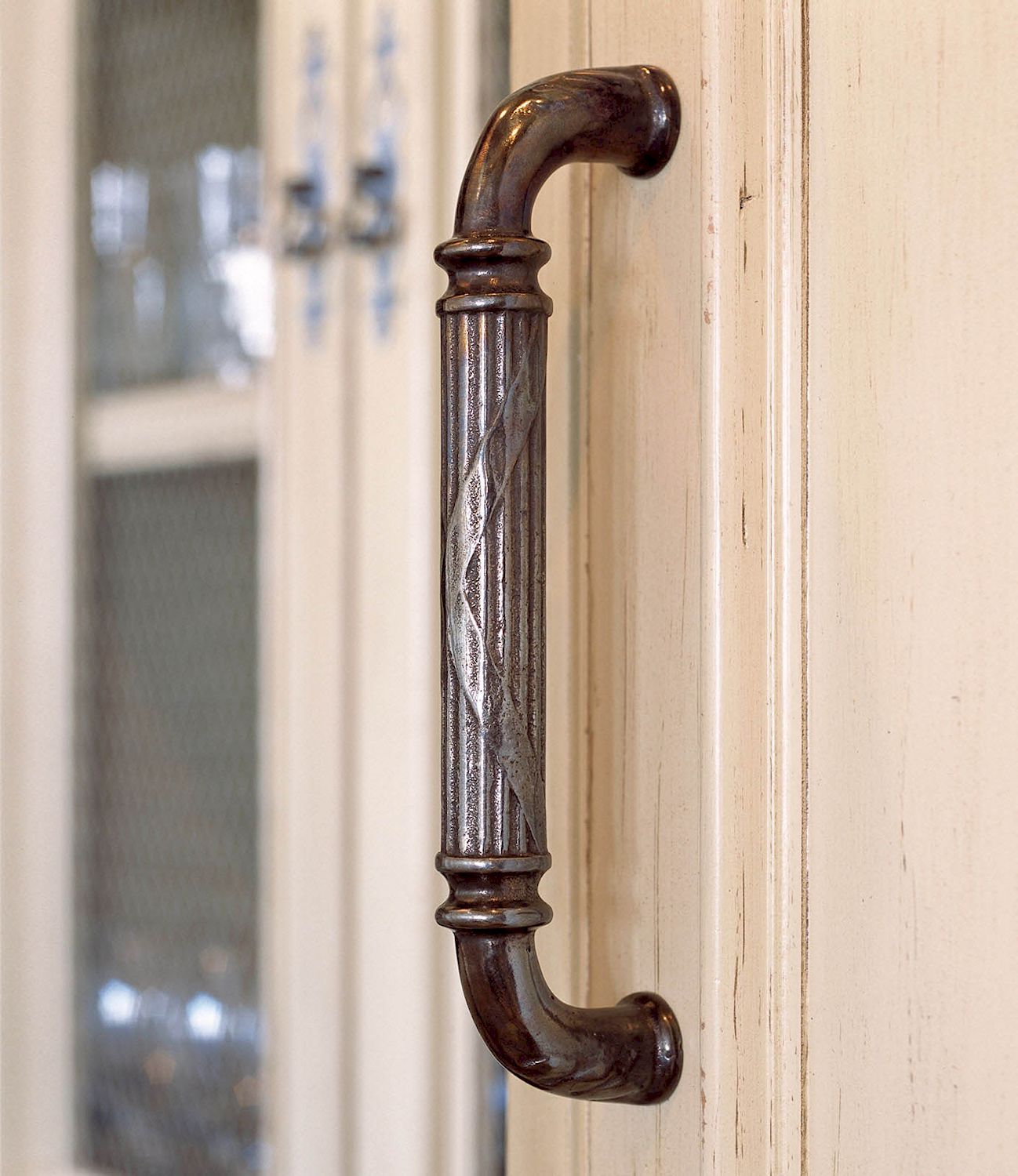 bronze rust cabinet pull 