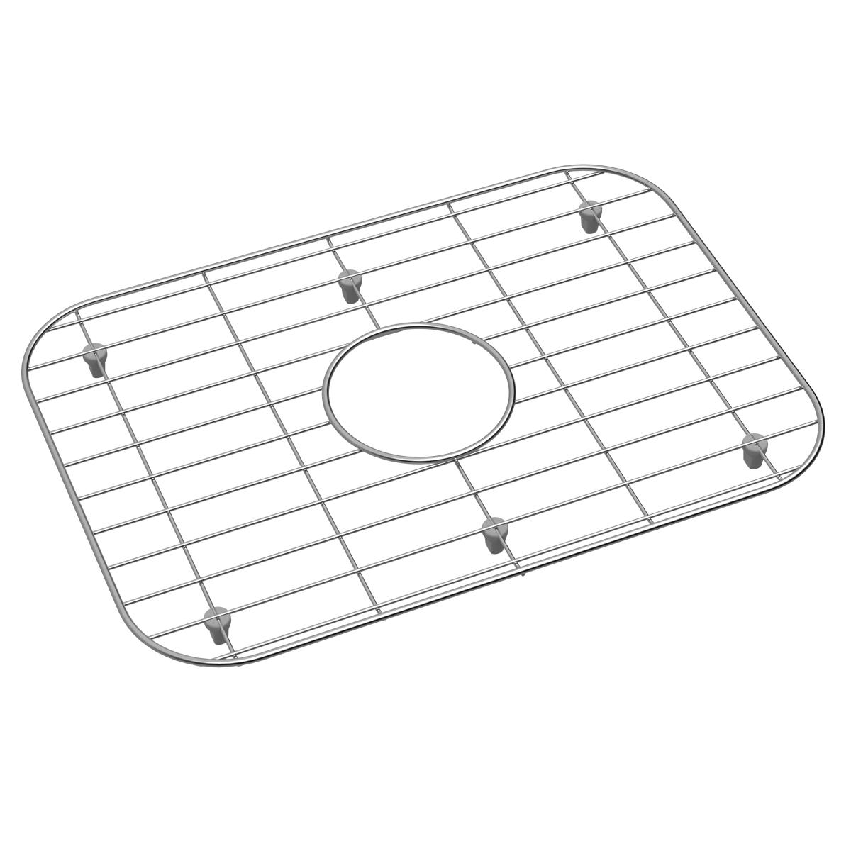 polished stainless steel bottom grid