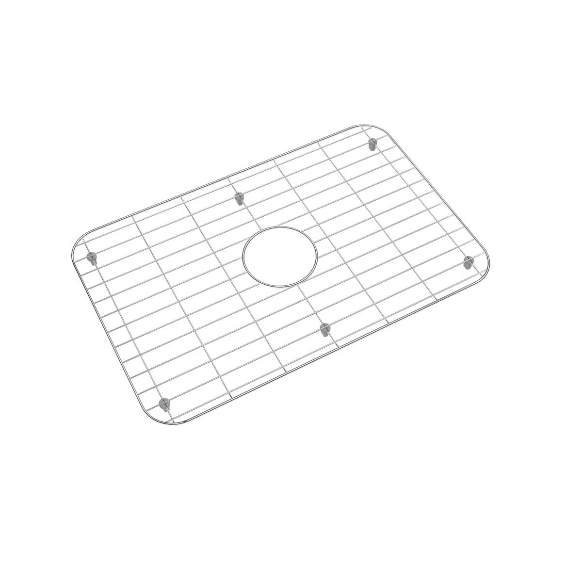 polished stainless steel bottom grid