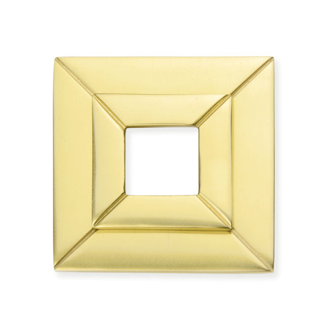 satin brass pull