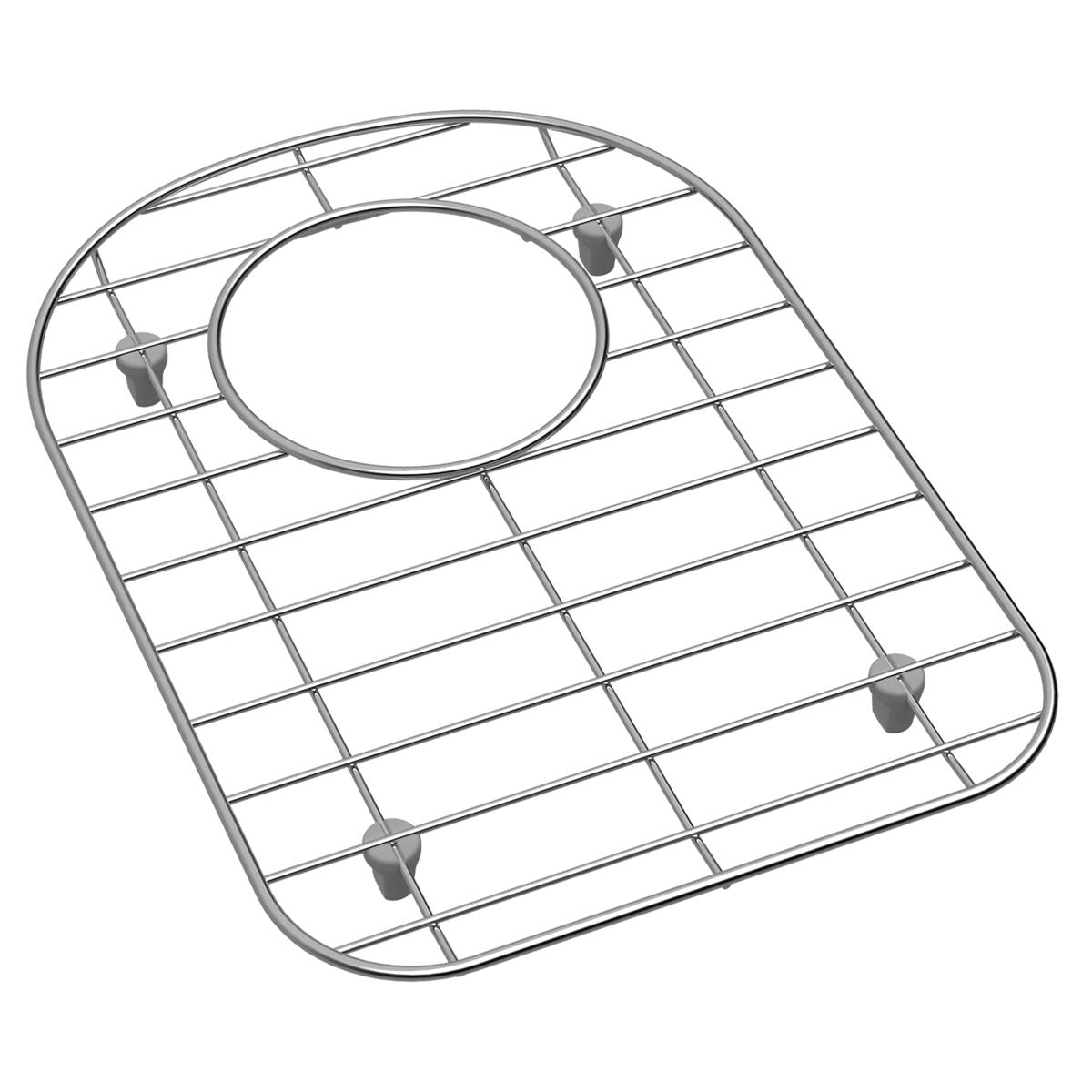 polished stainless steel bottom grid