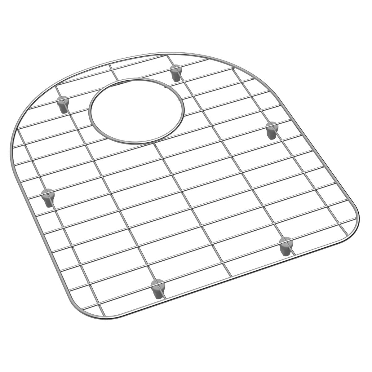 polished stainless steel bottom grid