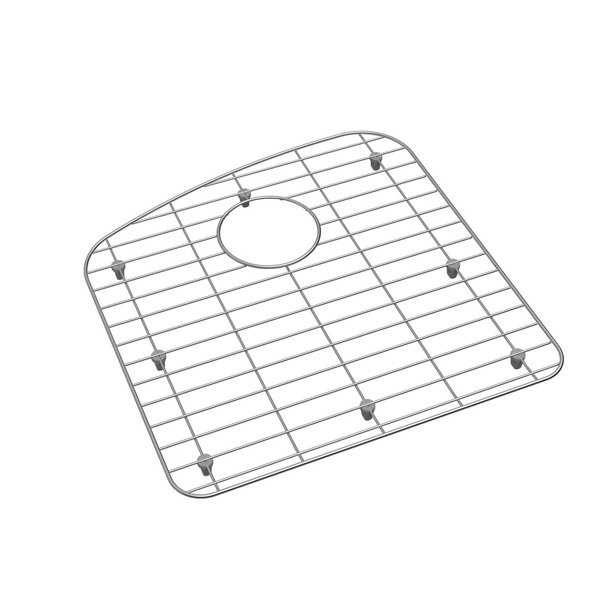polished stainless steel bottom grid