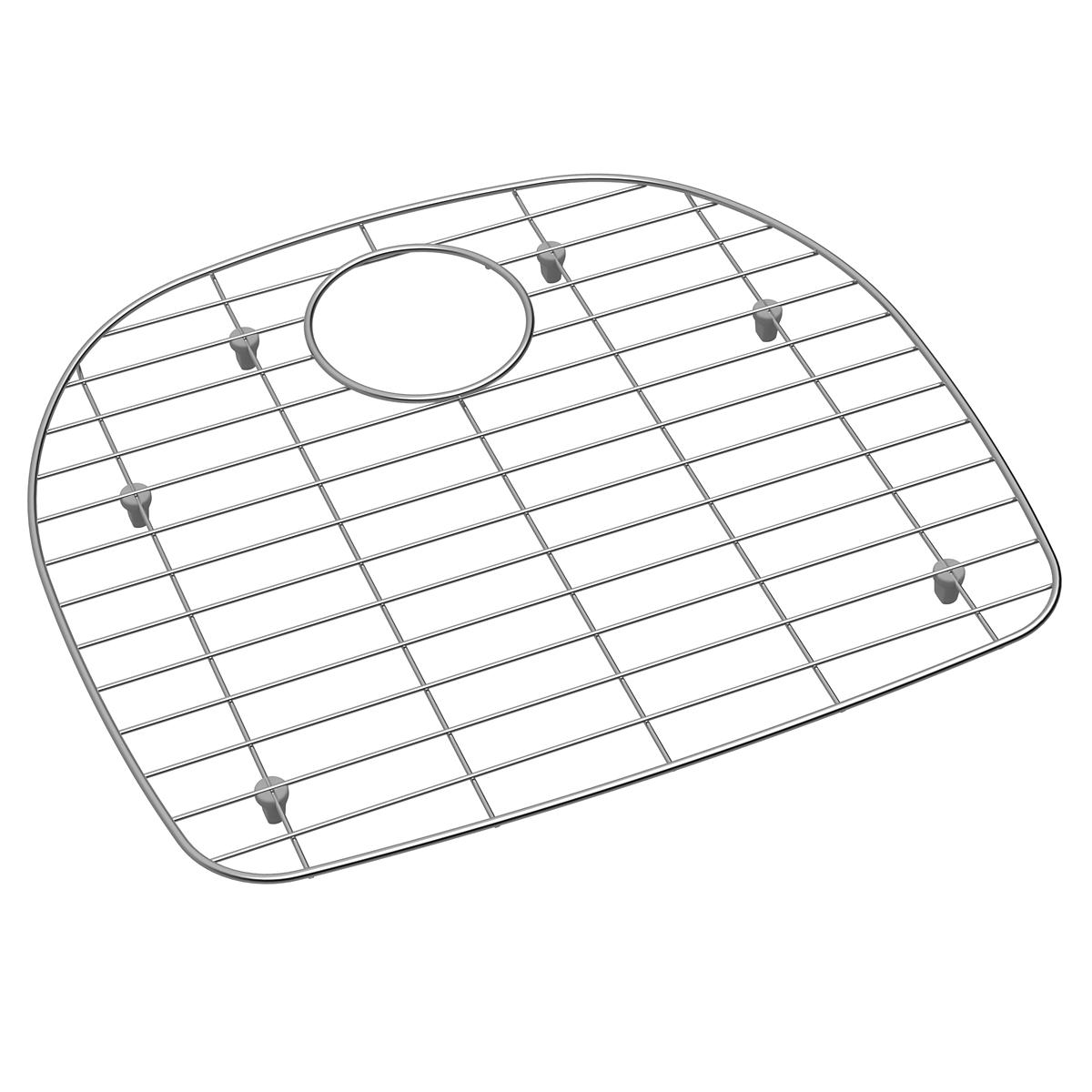 polished stainless steel bottom grid