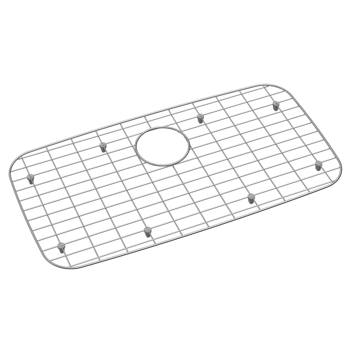 polished stainless steel bottom grid