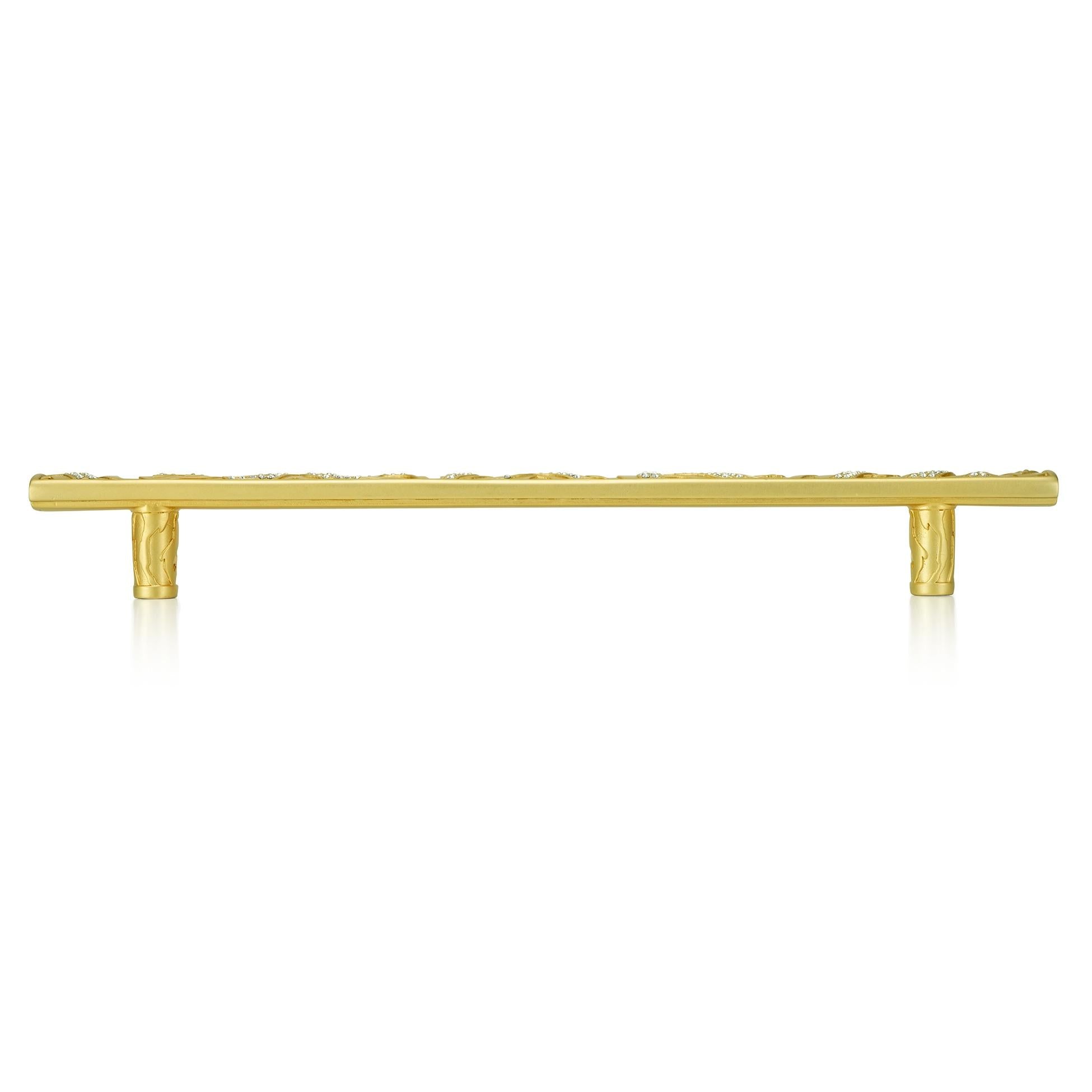 satin gold pull