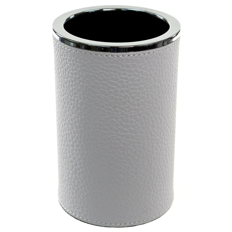 white toothbrush holder