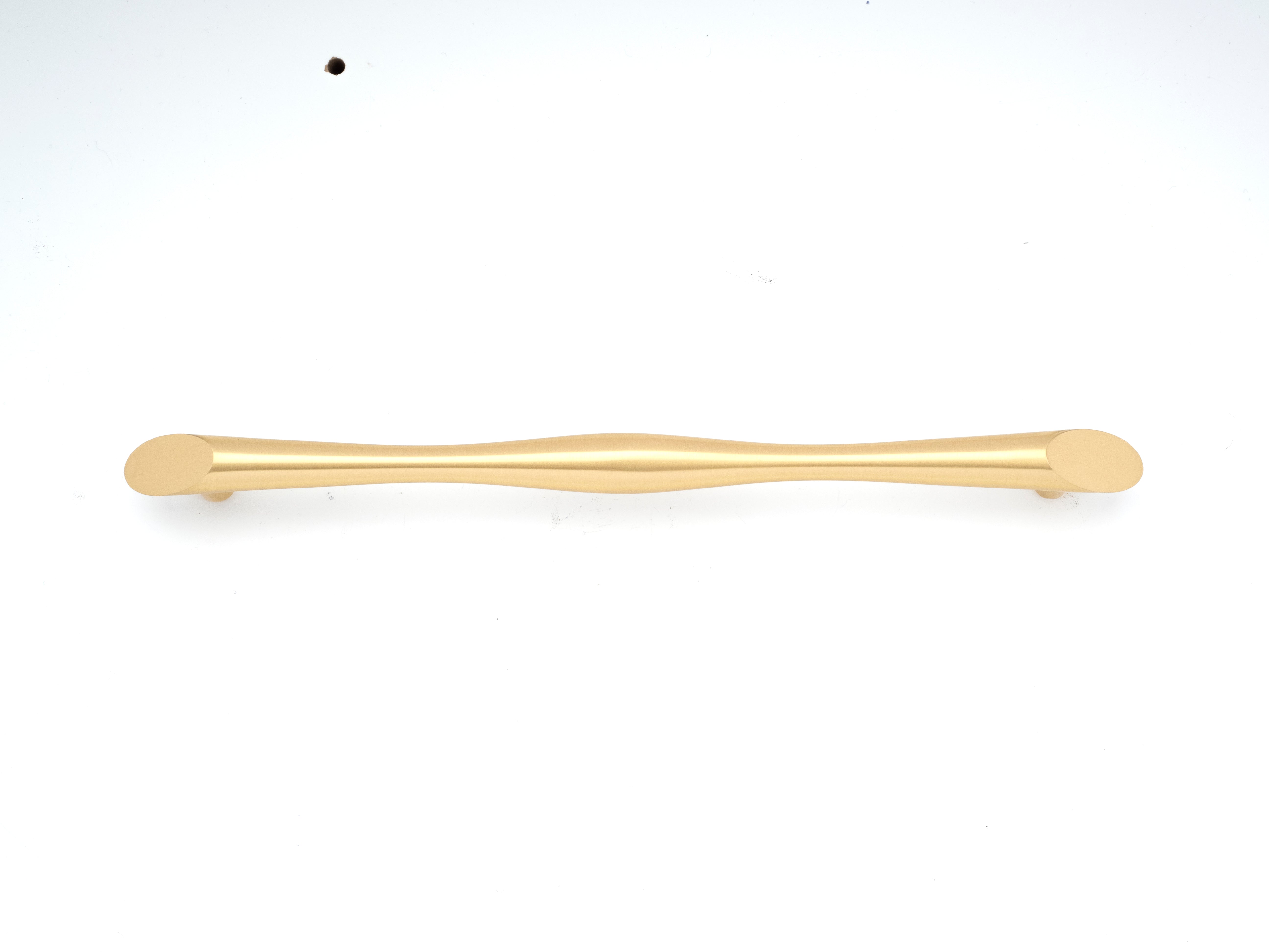 satin brass pull