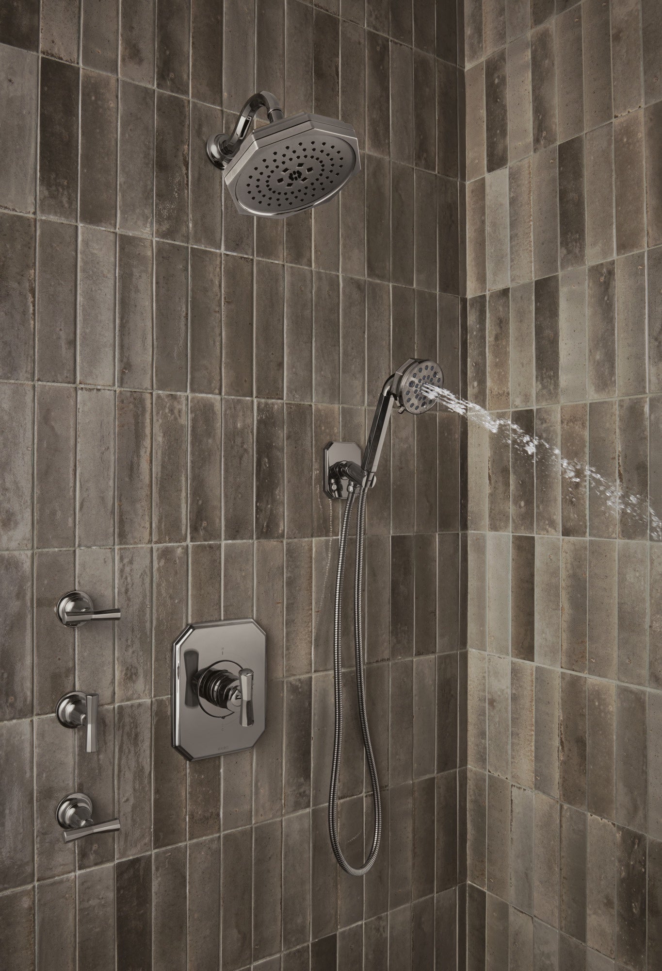 polished nickel valve