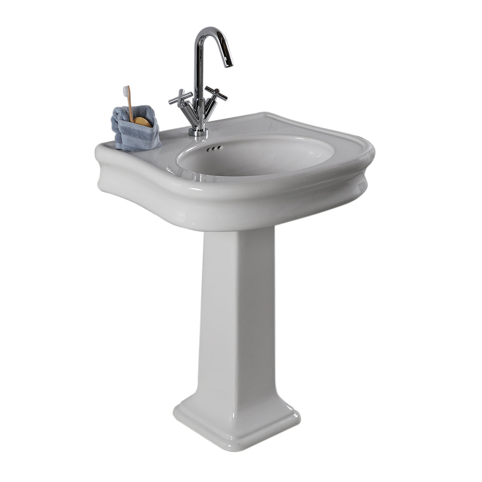 white sink