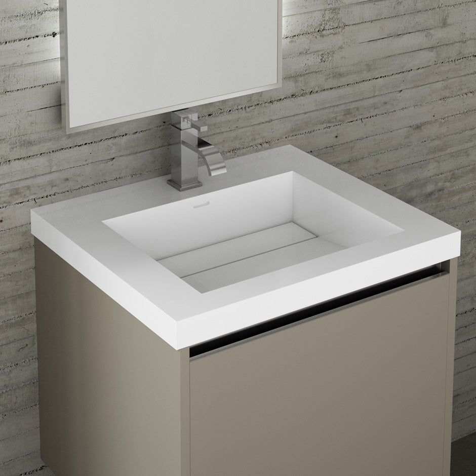 gloss white sink
