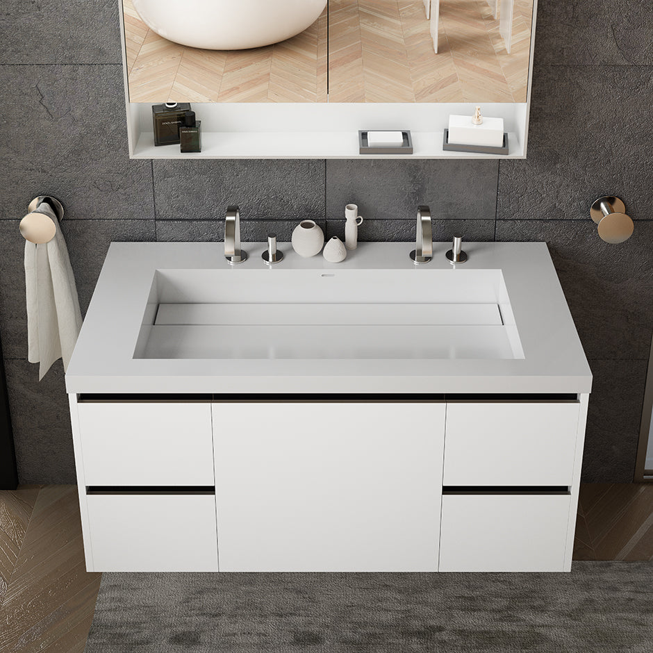 gloss white sink