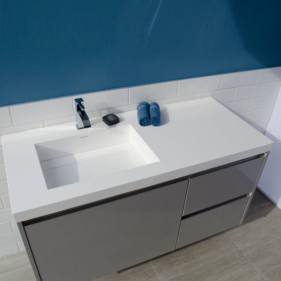 gloss white sink